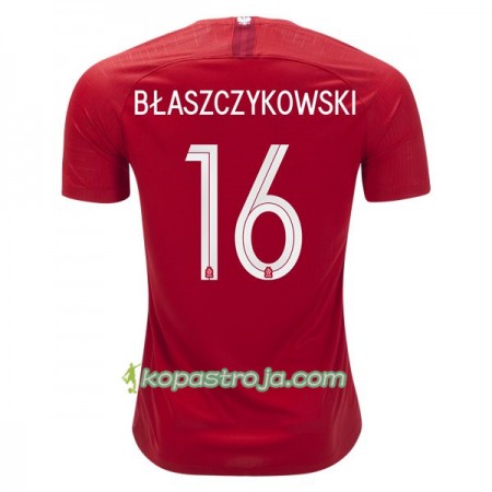 Billiga Fotbollströjor Polen Blaszczykowski 16 VM 2018 Borta tröja